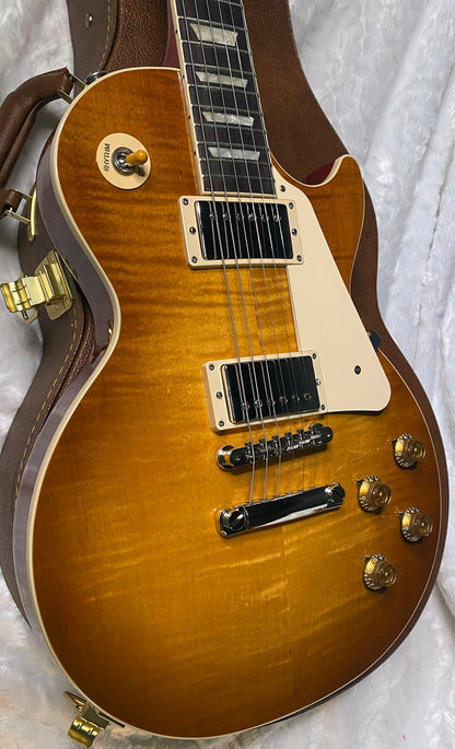 NEW! ! Gibson Les Paul 50's Standard - Custom Shop Dirty Lemon Finish - Beautiful Flame Top - Limited Edition - Authorized Dealer - 9.8 lbs - G06361