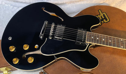 NEW ! Gibson ES-335 50s Semi-Hollowbody Electric Guitar - Ebony - Authorized Dealer - 8 lbs - G07034
