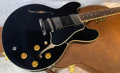 NEW ! Gibson ES-335 50s Semi-Hollowbody Electric Guitar - Ebony - Authorized Dealer - 8 lbs - G07034