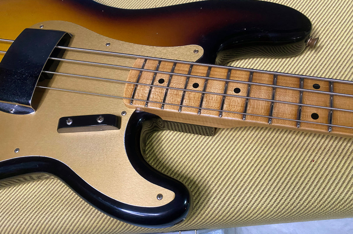 NEW! Fender Custom Shop 1958 Precision Bass Journeyman Relic - 2-Tone Sunburst - Authorized Dealer - 8.9lbs - G07765