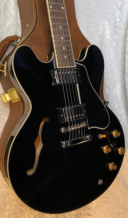 NEW ! Gibson ES-335 50s Semi-Hollowbody Electric Guitar - Ebony - Authorized Dealer - 8 lbs - G07034