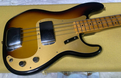 NEW! Fender Custom Shop 1958 Precision Bass Journeyman Relic - 2-Tone Sunburst - Authorized Dealer - 8.9lbs - G07765