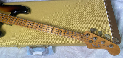 NEW! Fender Custom Shop 1958 Precision Bass Journeyman Relic - 2-Tone Sunburst - Authorized Dealer - 8.9lbs - G07765