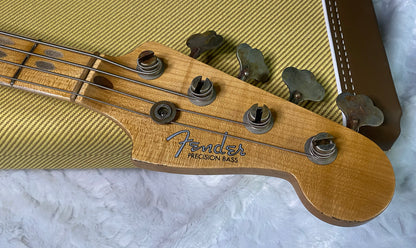 NEW! Fender Custom Shop 1958 Precision Bass Journeyman Relic - 2-Tone Sunburst - Authorized Dealer - 8.9lbs - G07765