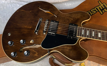 NEW ! Gibson ES-335 60s Semi-hollowbody Electric Guitar - Dark Walnut - Authorized Dealer - 8.3 lbs - G07039