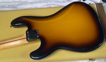 NEW! Fender Custom Shop 1958 Precision Bass Journeyman Relic - 2-Tone Sunburst - Authorized Dealer - 8.9lbs - G07765
