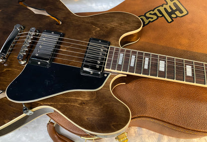 NEW ! Gibson ES-335 60s Semi-hollowbody Electric Guitar - Dark Walnut - Authorized Dealer - 8.3 lbs - G07039
