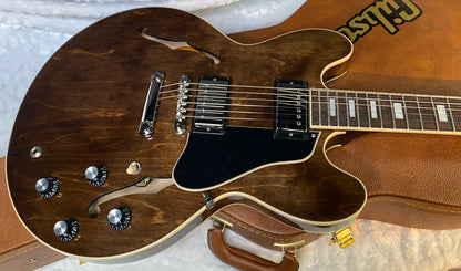 NEW ! Gibson ES-335 60s Semi-hollowbody Electric Guitar - Dark Walnut - Authorized Dealer - 8.3 lbs - G07039