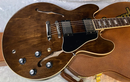NEW ! Gibson ES-335 60s Semi-hollowbody Electric Guitar - Dark Walnut - Authorized Dealer - 8.3 lbs - G07039