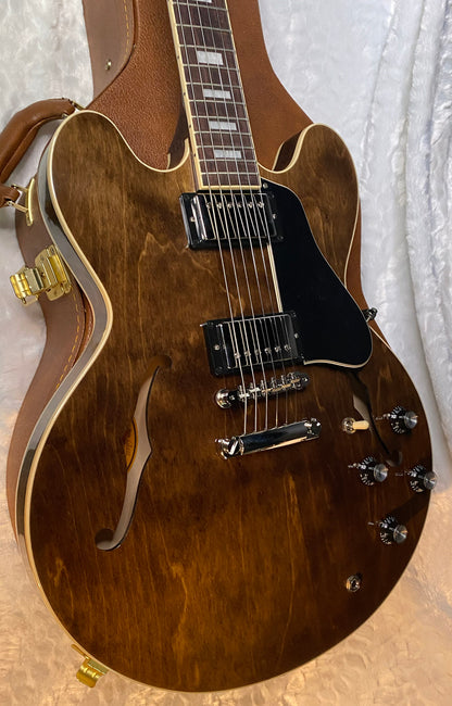 NEW ! Gibson ES-335 60s Semi-hollowbody Electric Guitar - Dark Walnut - Authorized Dealer - 8.3 lbs - G07039