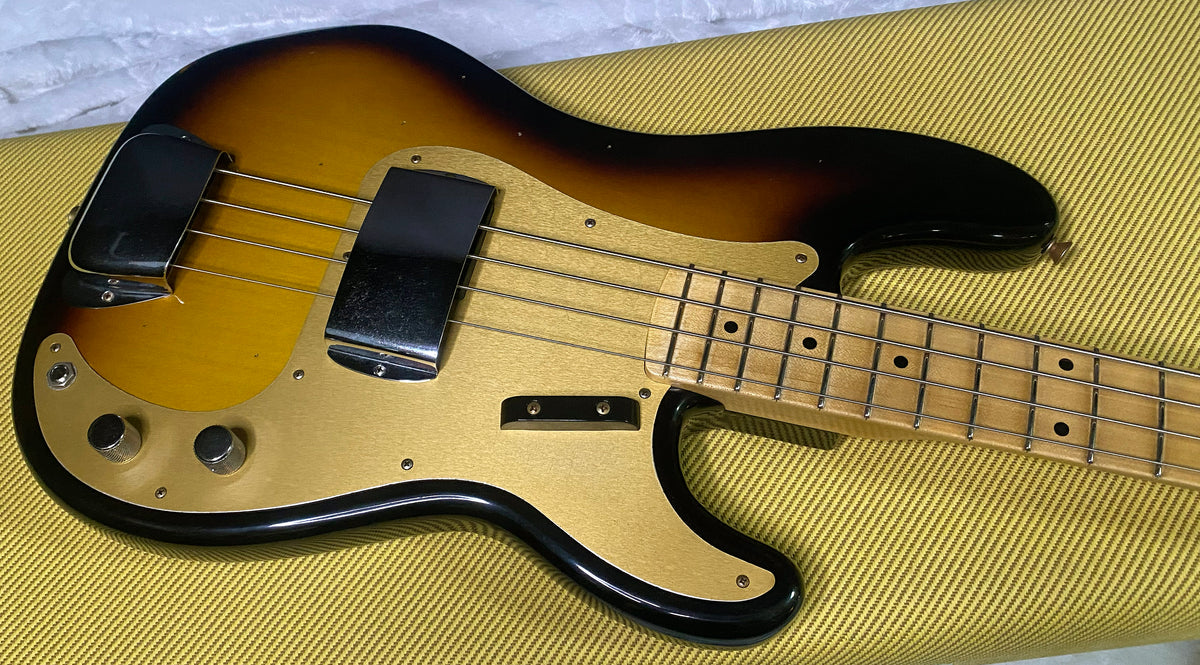 NEW! Fender Custom Shop 1958 Precision Bass Journeyman Relic - 2-Tone Sunburst - Authorized Dealer - 8.9lbs - G07769