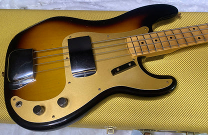 NEW! Fender Custom Shop 1958 Precision Bass Journeyman Relic - 2-Tone Sunburst - Authorized Dealer - 8.9lbs - G07769