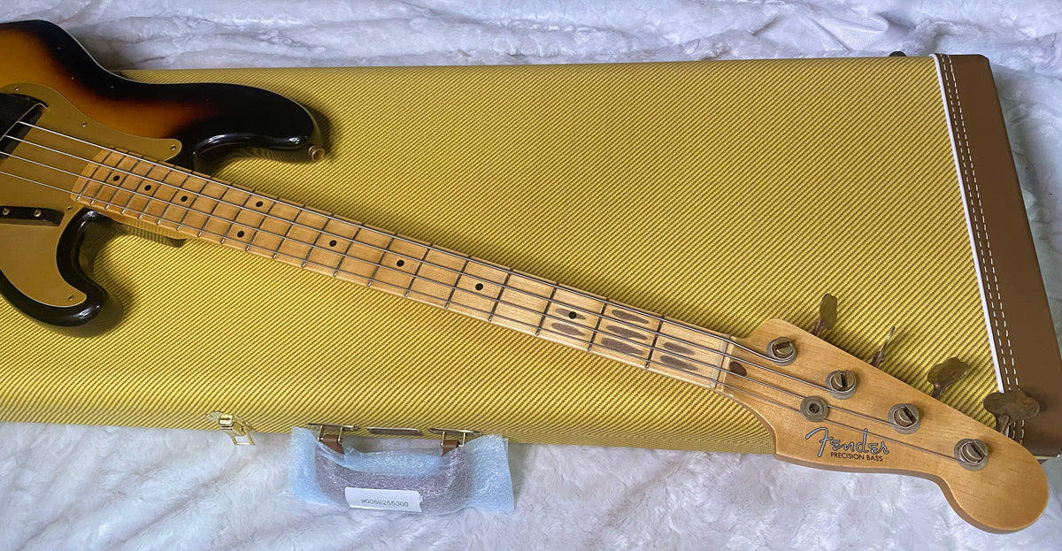 NEW! Fender Custom Shop 1958 Precision Bass Journeyman Relic - 2-Tone Sunburst - Authorized Dealer - 8.9lbs - G07769