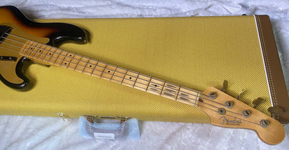 NEW! Fender Custom Shop 1958 Precision Bass Journeyman Relic - 2-Tone Sunburst - Authorized Dealer - 8.9lbs - G07769