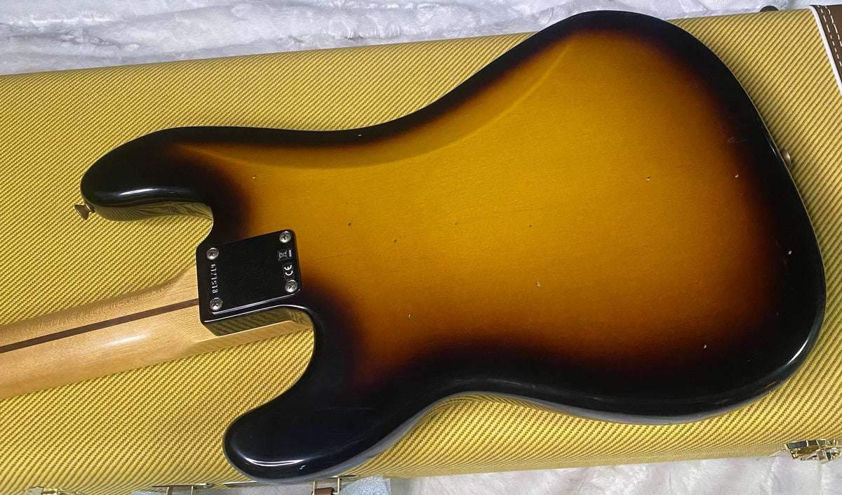 NEW! Fender Custom Shop 1958 Precision Bass Journeyman Relic - 2-Tone Sunburst - Authorized Dealer - 8.9lbs - G07769
