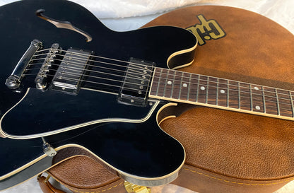 NEW ! Gibson ES-335 50s Semi-Hollowbody Electric Guitar - Ebony - Authorized Dealer - 7.7 lbs - G07038