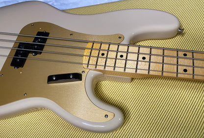 NEW! Fender Custom Shop 1958 Precision Bass NOS Finish - Desert Sand - Authorized Dealer - 8.7lbs - G07770