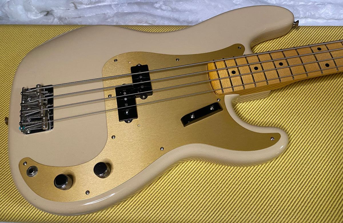 NEW! Fender Custom Shop 1958 Precision Bass NOS Finish - Desert Sand - Authorized Dealer - 8.7lbs - G07770
