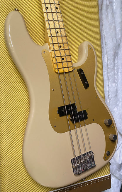 NEW! Fender Custom Shop 1958 Precision Bass NOS Finish - Desert Sand - Authorized Dealer - 8.7lbs - G07770