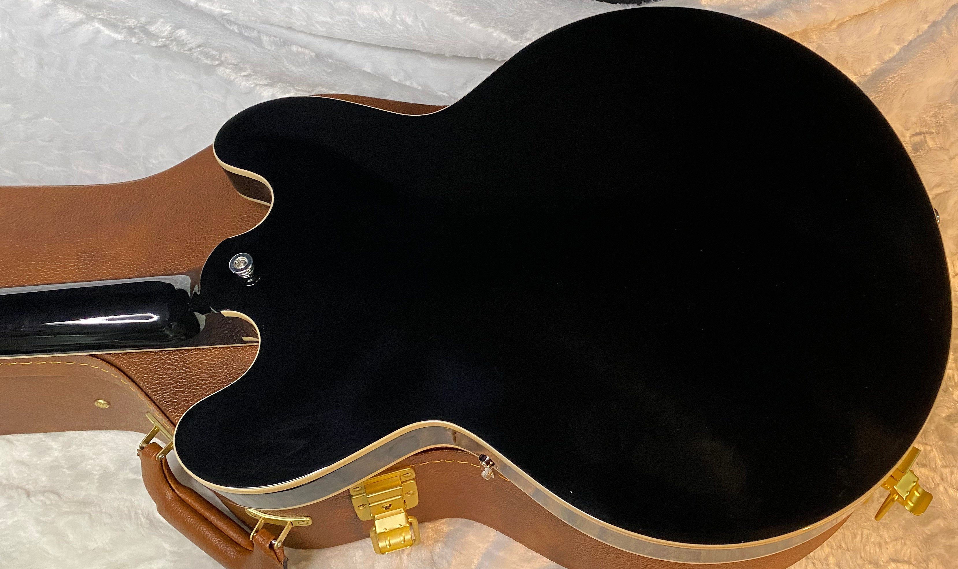 NEW ! Gibson ES-335 50s Semi-Hollowbody Electric Guitar - Ebony - Authorized Dealer - 7.7 lbs - G07038