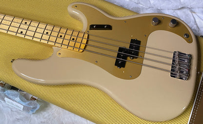 NEW! Fender Custom Shop 1958 Precision Bass NOS Finish - Desert Sand - Authorized Dealer - 8.7lbs - G07770