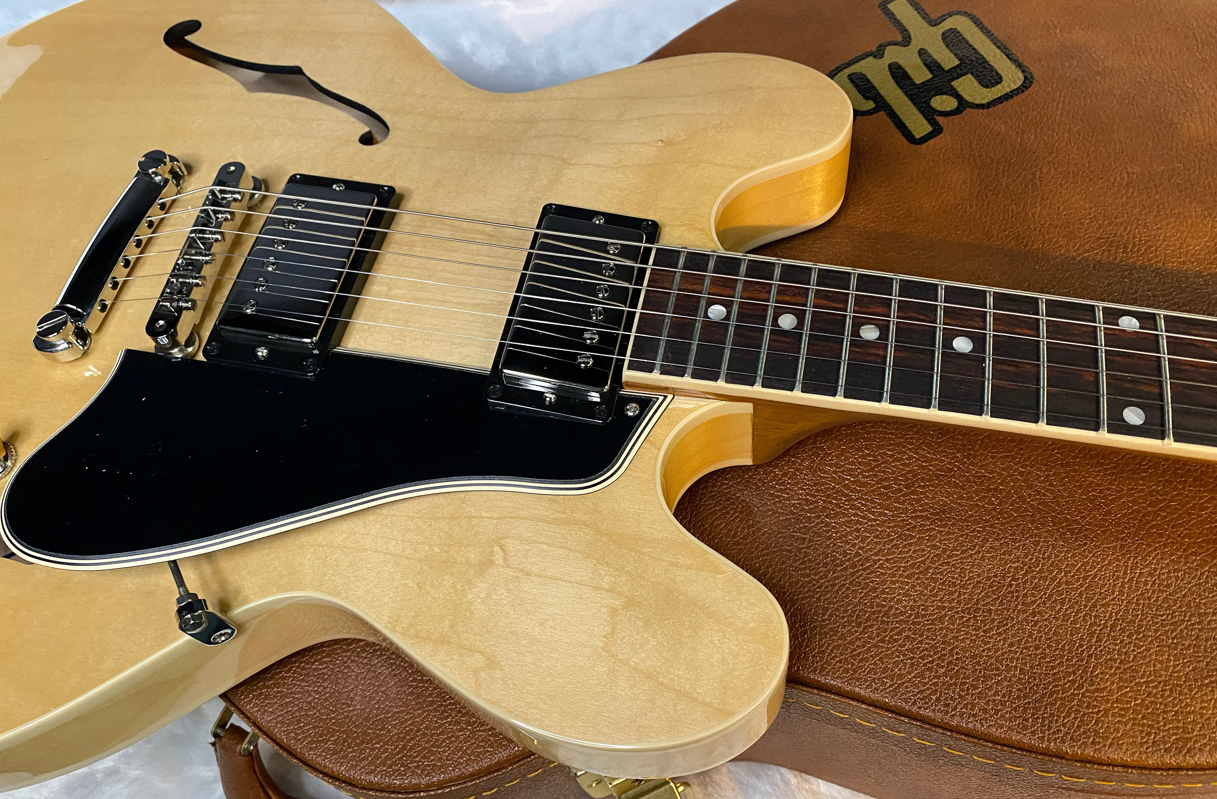 NEW ! Gibson ES-335 50s Semi-Hollowbody Electric Guitar - Vintage Natural - Authorized Dealer - 7.8 lbs - G07031