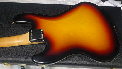 NEW! Fender Custom Shop 64 Jazz Bass Relic - 3-Tone Sunburst Finish - 9.45 lbs - Authorized Dealer - G07767