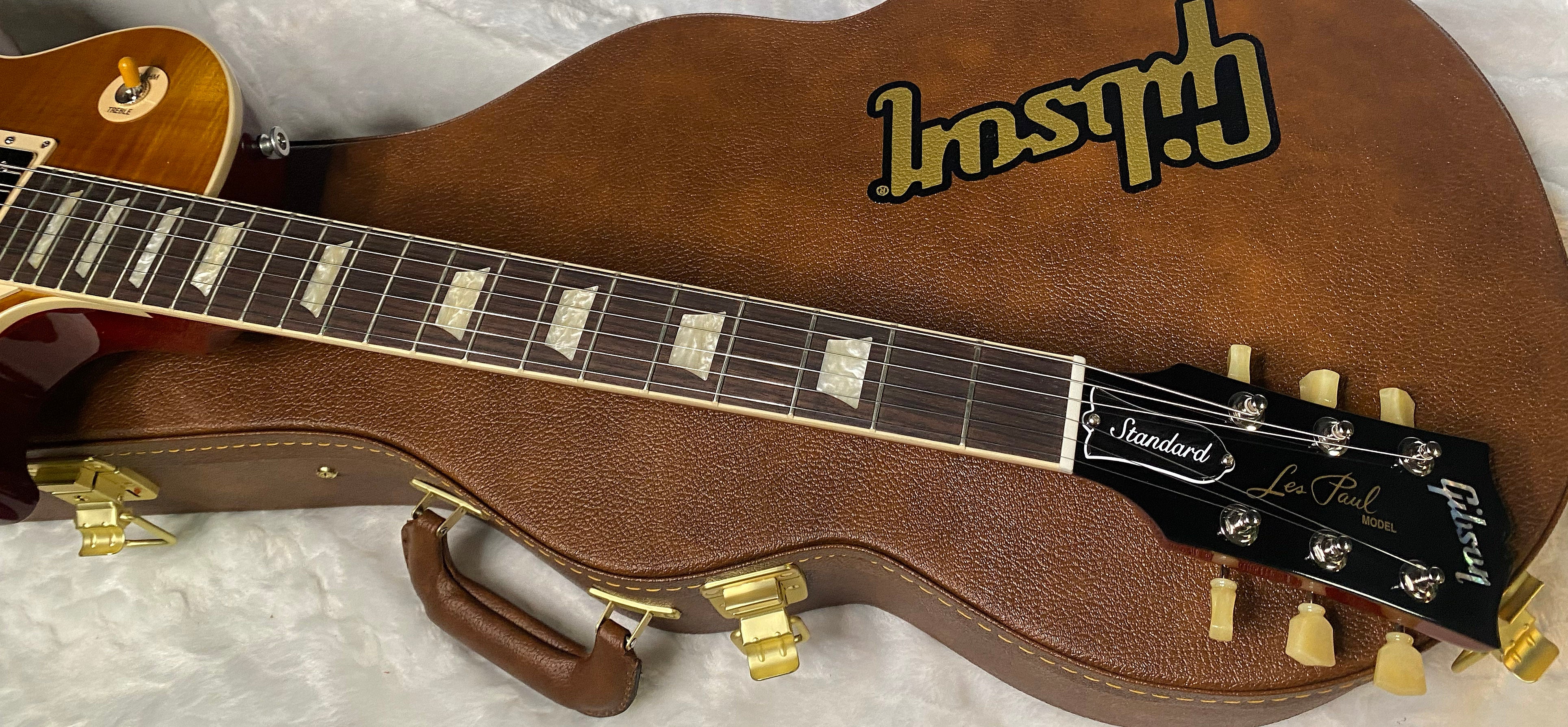 NEW! ! Gibson Les Paul 50's Standard - Custom Shop Dirty Lemon Finish - Beautiful Flame Top - Limited Edition - Authorized Dealer - 10 lbs - G06358