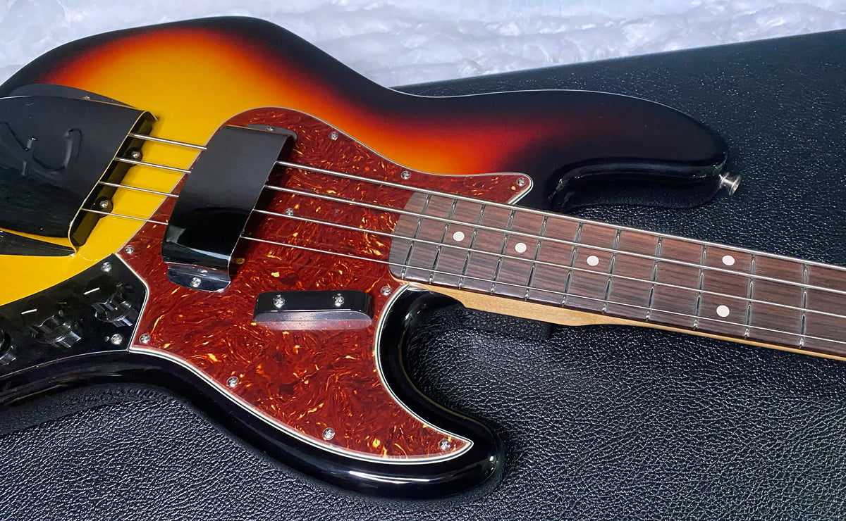 NEW! Fender Custom Shop 64 Jazz Bass NOS - Sunburst - 9.5 lbs - Authorized Dealer - G07763