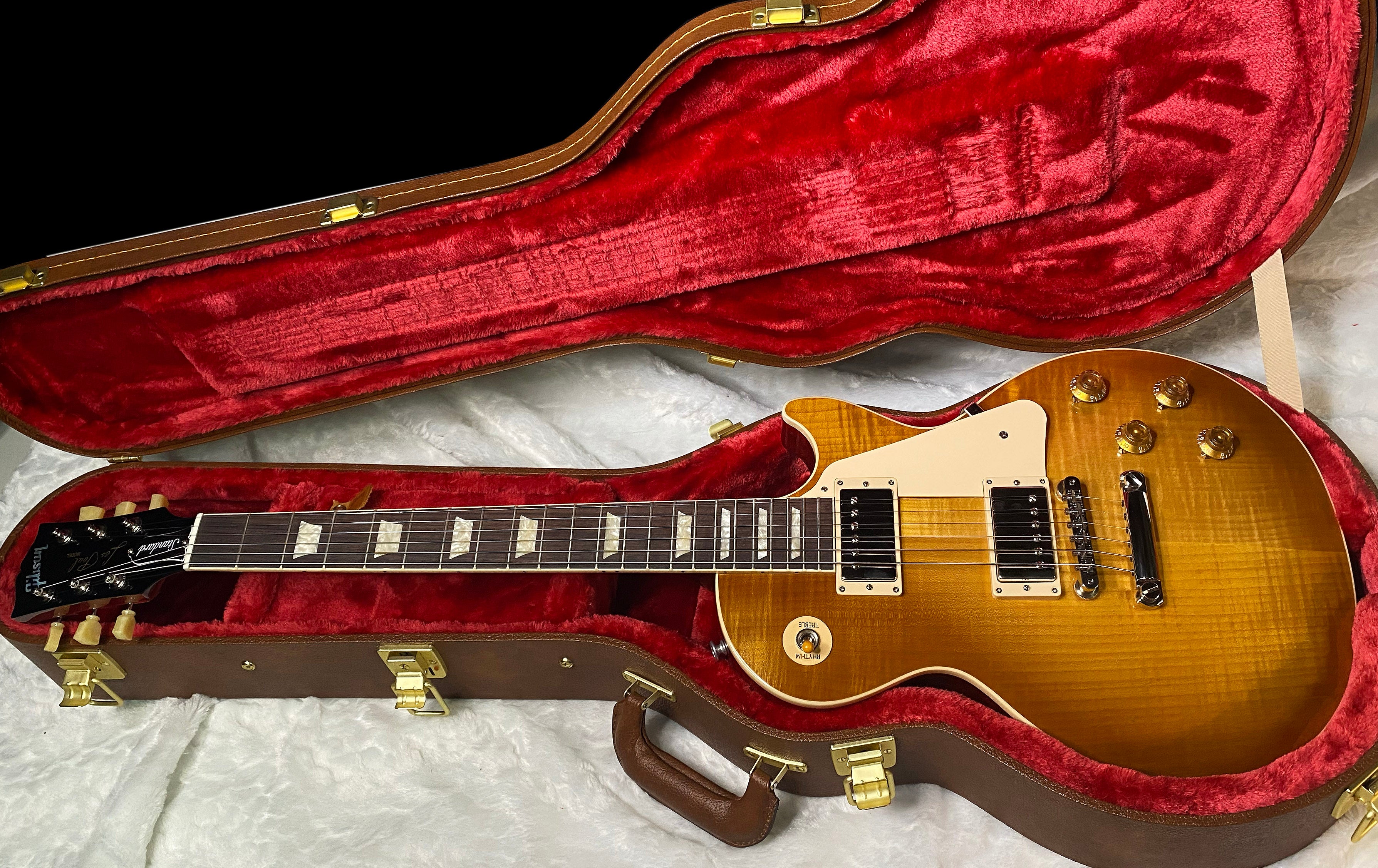 NEW! ! Gibson Les Paul 50's Standard - Custom Shop Dirty Lemon Finish - Beautiful Flame Top - Limited Edition - Authorized Dealer - 10 lbs - G06358