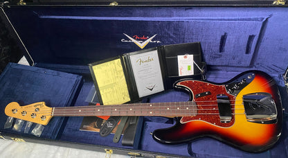 NEW! Fender Custom Shop 64 Jazz Bass NOS - Sunburst - 9.5 lbs - Authorized Dealer - G07763