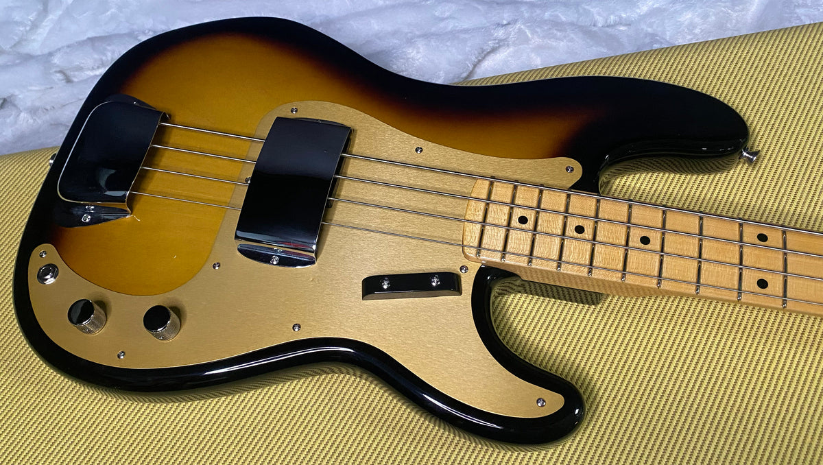NEW! Fender Custom Shop 1958 Precision Bass NOS Finish - 2-Tone Sunburst - Authorized Dealer - 9.2lbs - G07764