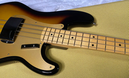 NEW! Fender Custom Shop 1958 Precision Bass NOS Finish - 2-Tone Sunburst - Authorized Dealer - 9.2lbs - G07764