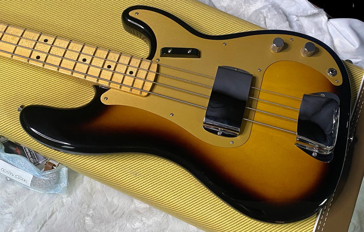 NEW! Fender Custom Shop 1958 Precision Bass NOS Finish - 2-Tone Sunburst - Authorized Dealer - 9.2lbs - G07764