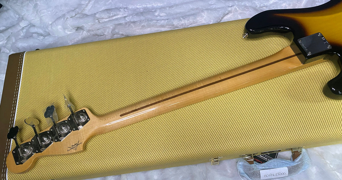 NEW! Fender Custom Shop 1958 Precision Bass NOS Finish - 2-Tone Sunburst - Authorized Dealer - 9.2lbs - G07764