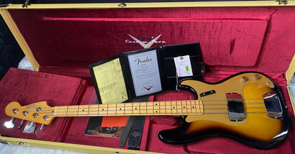 NEW! Fender Custom Shop 1958 Precision Bass NOS Finish - 2-Tone Sunburst - Authorized Dealer - 9.2lbs - G07764