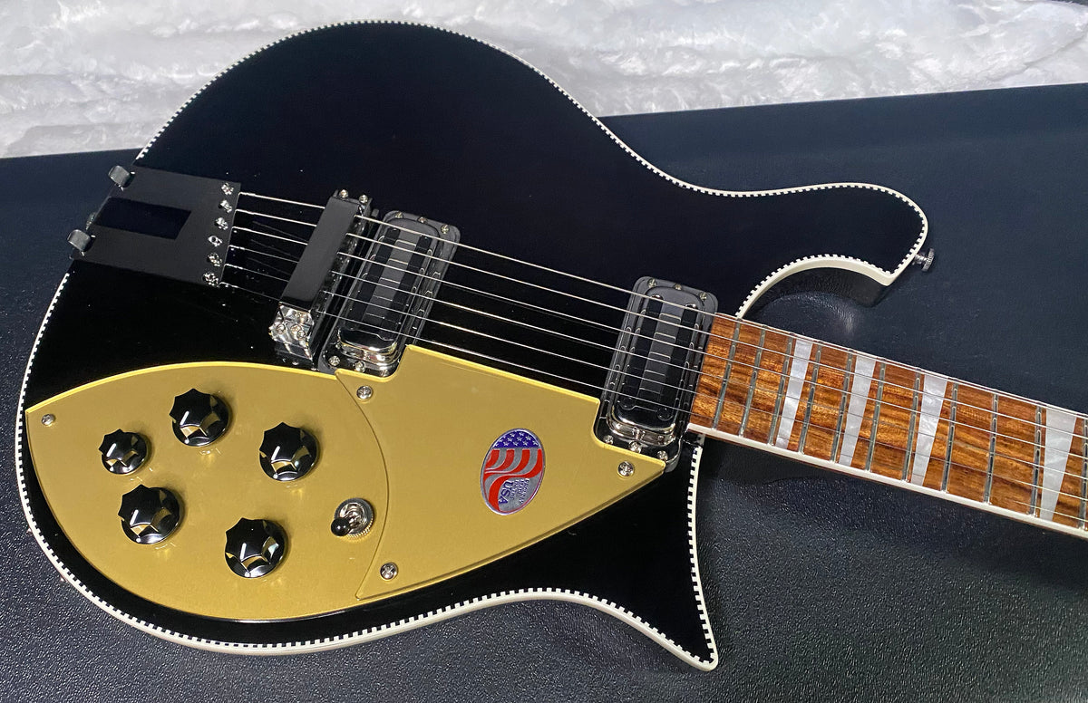 NEW ! Rickenbacker 660 Electric Guitar - Jet Glo - JG Only 7.1lbs - Authorized Dealer - In-Stock! G07780