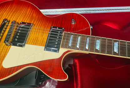 2015 Gibson Les Paul High Performance Standard - Killer Flame Top! G-Force Tuner - All Original - Original Silver Case