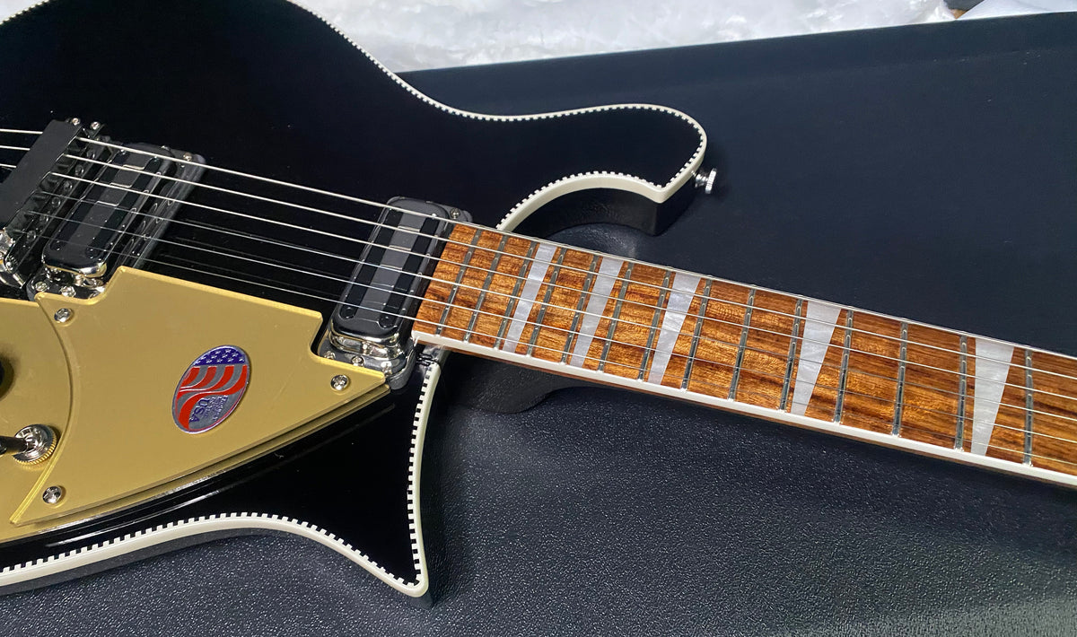 NEW ! Rickenbacker 660 Electric Guitar - Jet Glo - JG Only 7.1lbs - Authorized Dealer - In-Stock! G07780