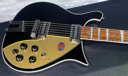 NEW ! Rickenbacker 660 Electric Guitar - Jet Glo - JG Only 7.1lbs - Authorized Dealer - In-Stock! G07780