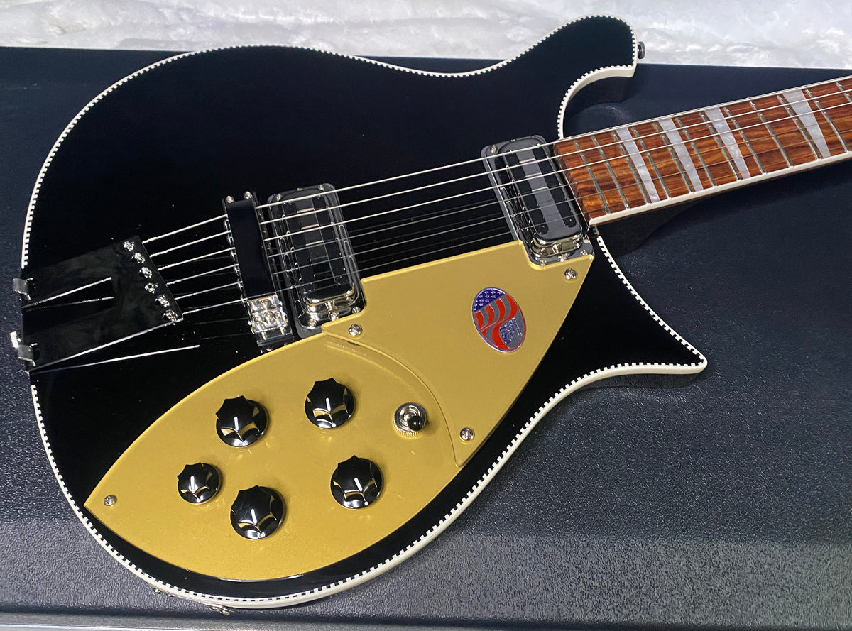 NEW ! Rickenbacker 660 Electric Guitar - Jet Glo - JG Only 7.1lbs - Authorized Dealer - In-Stock! G07780