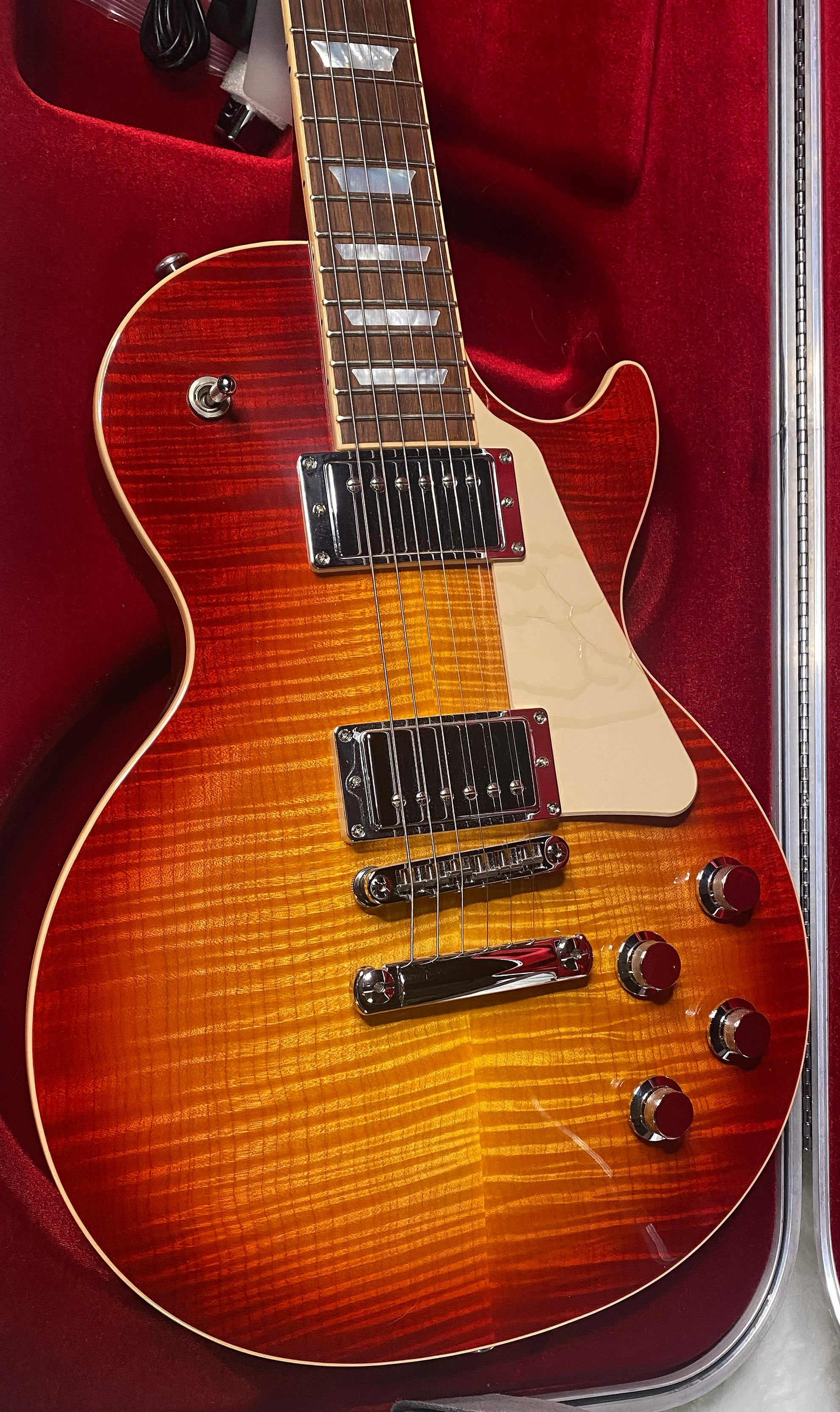 2015 Gibson Les Paul High Performance Standard - Killer Flame Top! G-Force Tuner - All Original - Original Silver Case
