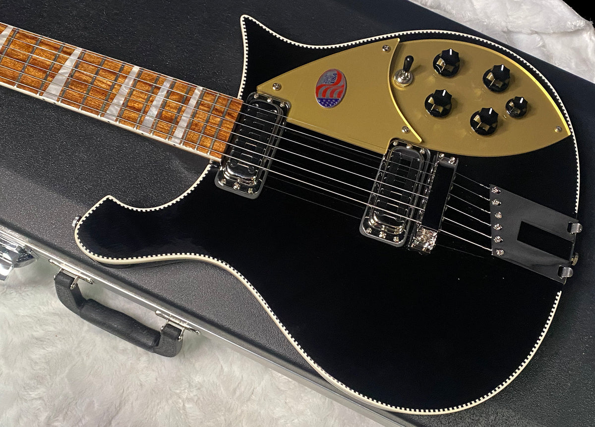 NEW ! Rickenbacker 660 Electric Guitar - Jet Glo - JG Only 7.1lbs - Authorized Dealer - In-Stock! G07780