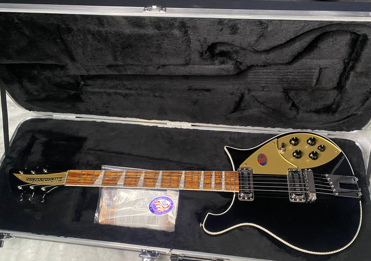 NEW ! Rickenbacker 660 Electric Guitar - Jet Glo - JG Only 7.1lbs - Authorized Dealer - In-Stock! G07780