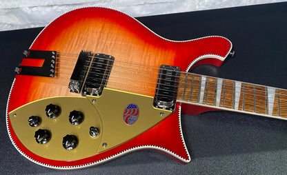 NEW ! Rickenbacker 660 Electric Guitar - Fire Glo - 7.3 lbs - Authorized Dealer - In-Stock! G07774