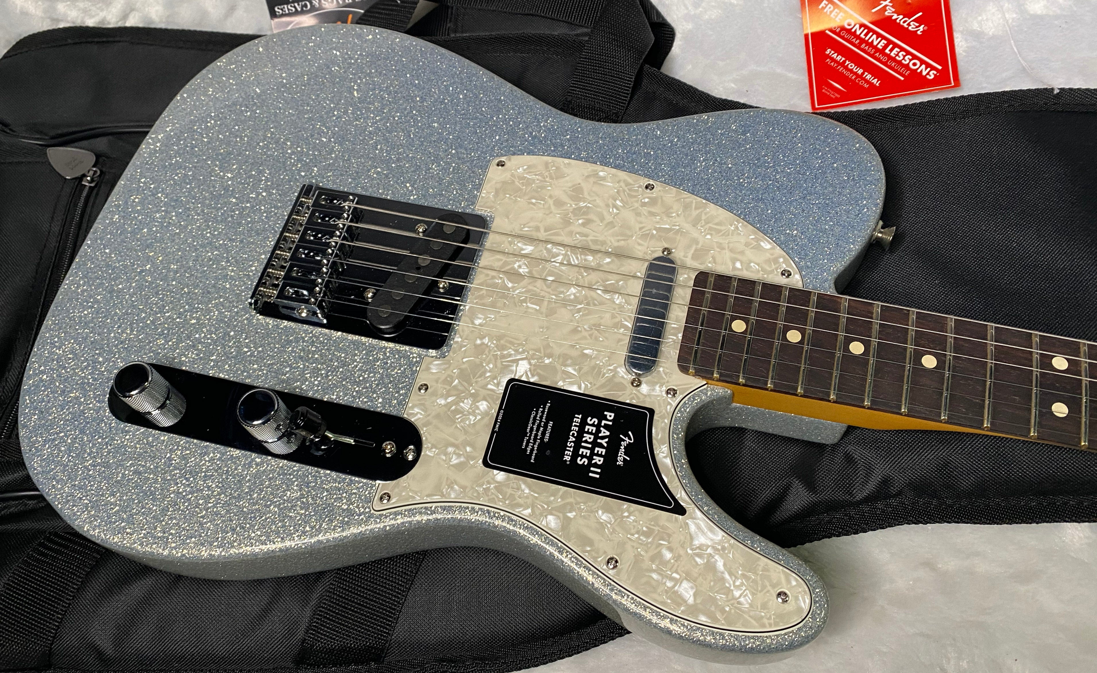NEW ! Fender 75th Anniversary Player II Telecaster Electric Guitar - Diamond Dust Sparkle - Authorized Dealer - G07065