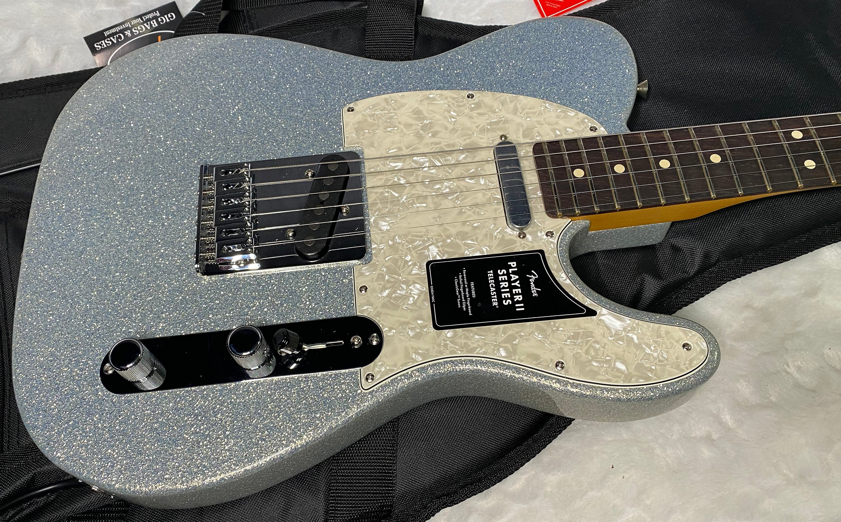 NEW ! Fender 75th Anniversary Player II Telecaster Electric Guitar - Diamond Dust Sparkle - Authorized Dealer - G07065