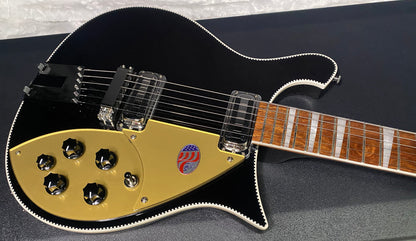 NEW ! Rickenbacker 660 Electric Guitar - Jet Glo - JG Only 7lbs - Authorized Dealer - In-Stock! G07772