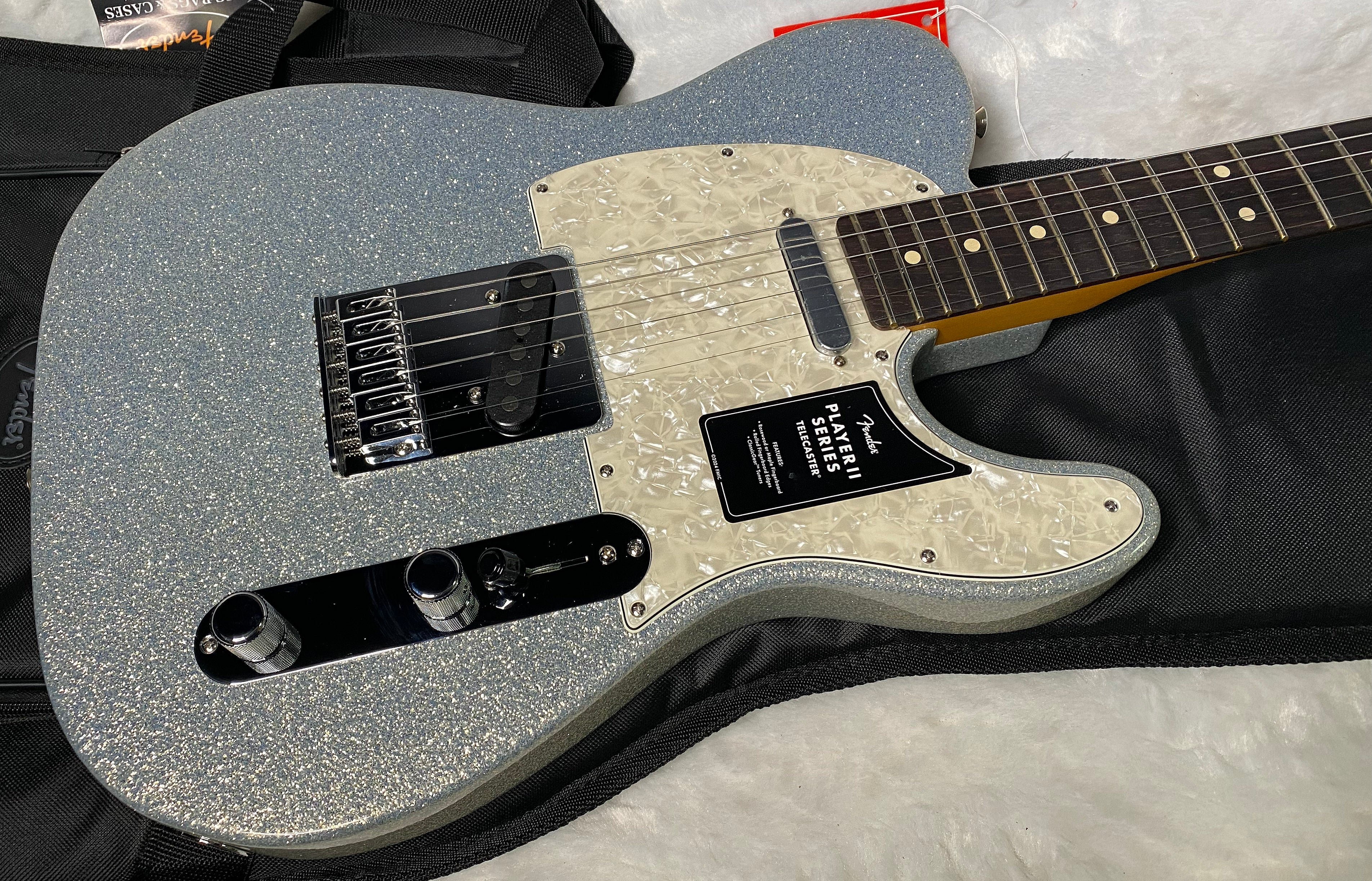 NEW ! Fender 75th Anniversary Player II Telecaster Electric Guitar - Diamond Dust Sparkle - Authorized Dealer - G07065