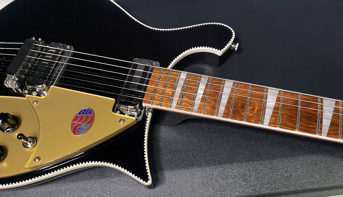 NEW ! Rickenbacker 660 Electric Guitar - Jet Glo - JG Only 7lbs - Authorized Dealer - In-Stock! G07772